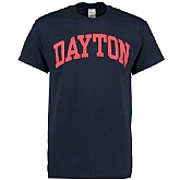 Dayton Flyers Arch WEM T-Shirt - Navy Blue